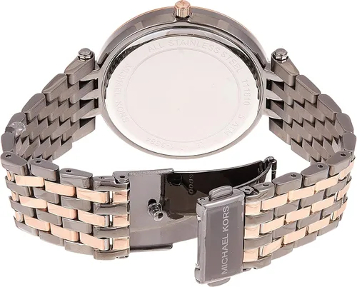 Vista 2 de Michael Kors MK3584 Darci - Reloj de pulsera para mujer, color gris y oro rosa