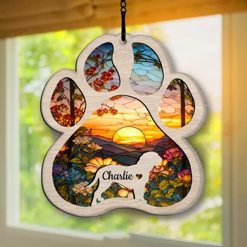 Vista 77 de Regalos conmemorativos personalizados para perros afganos, adorno de perro afgano personalizado, árbol de Navidad, regalo de recuerdo de mascotas