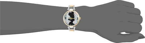 Vista 2 de Disney Minnie Mouse - Reloj analógico de cuarzo para adultos Dos tonos