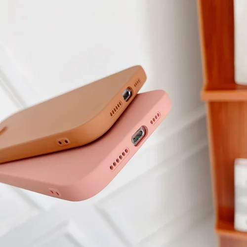 Vista 4 de DEFBSC Compatible con iPhone 12 Pro, funda de silicona líquida, funda protectora para cámara, protección de cuerpo completo de goma de gel, cubierta