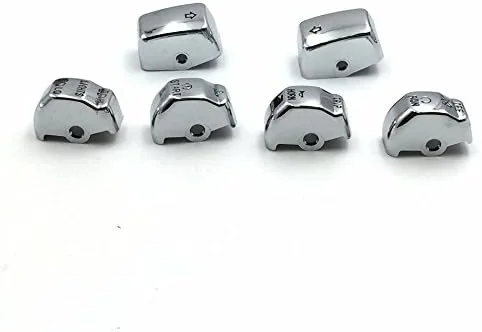 Vista 7 de XKH - Cubiertas cromadas para botones de interruptor de control manual para motocicleta, compatibles con Harley Davidson Softail 2011