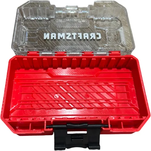 Vista 8 de Craftsman Nano Small Versastack - Cajas de almacenamiento de plástico apilables (4 unidades)
