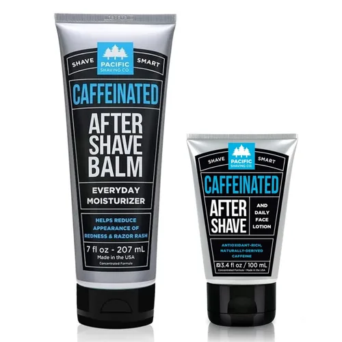 Vista 13 de Loción con cafeína para después de afeitarse marca Pacific Shaving Company, 3 oz, paquete de de 1