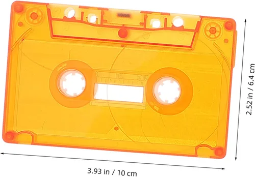 Vista 2 de Vintage Cassette Tape Wall Sculptures Set of 3 Plastic Decorative Pieces