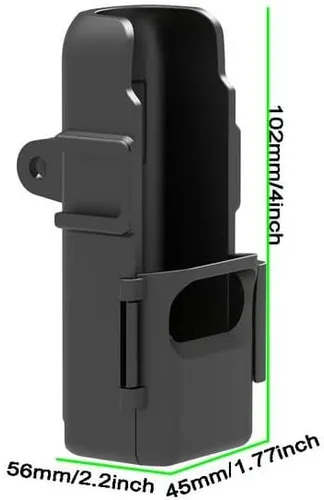 Vista 6 de Coyktonty Osmo Pocket 3 Cage ABS Soporte protector de fijación, soporte de extensión de cámara para DJI Osmo Pocket 3 con orificio de conexión