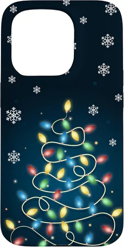 Vista 14 de Christmas Lights ICY Crystals Theme Snowflake Case for iPhone 17