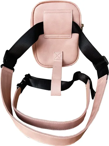 Vista 3 de Larswon Riñonera para mujer, negro, pequeño