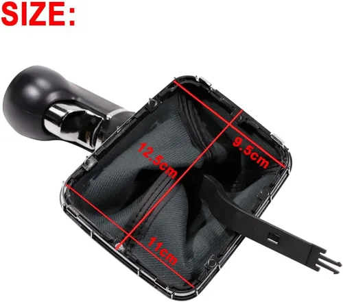 Vista 2 de Gear Shift Knob Boot Cover for O-pel Vauxhall Zafira B(5 speed black line)