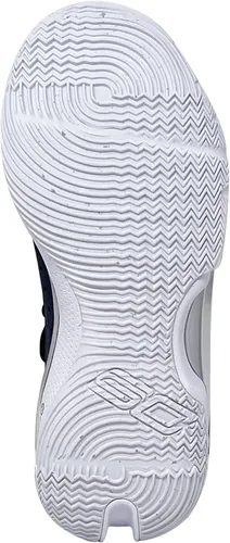 Vista 6 de Under Armour Curry 7 - Tenis de baloncesto para niños preescolares 3022114-100, BlancoNegroRojo