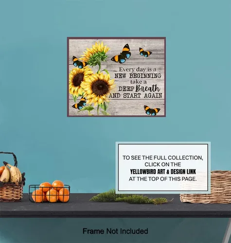 Vista 6 de Decoración de pared inspiradora con citas positivas, arte de pared inspirador, carteles motivacionales, regalos de aliento edificantes para mujeres