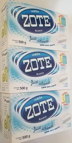 Vista 2 de Jabon Zote Blanco - Copos de lavandería (3 unidades)