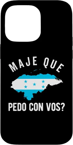 Vista 20 de Funda para iPhone 16 Bandera de Honduras Catracho Camiseta hondureña Maje Que Pedo?