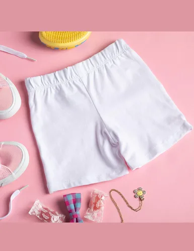 Vista 5 de MY WAY - Pantalones cortos de ciclismo para niña (algodón, 3 unidades, tallas 2-16)