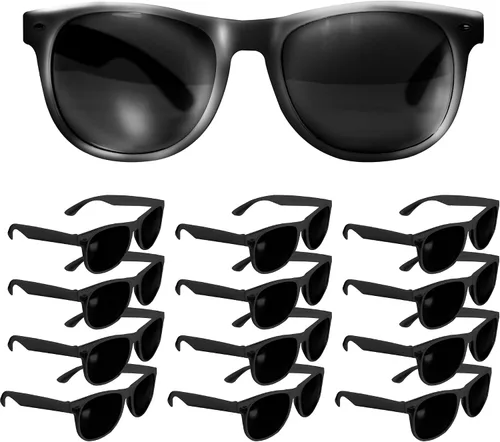 Vista 24 de Windy City Novelties Paquete de 12 gafas de sol retro