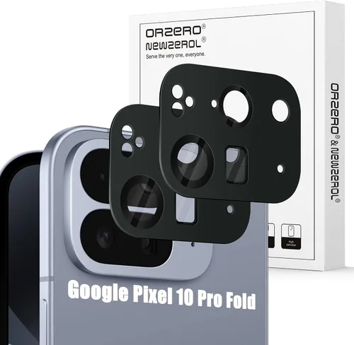 Vista 46 de Orzero Paquete de 2 protectores de lente de cámara compatibles con Google Pixel 9 Pro XL, protector de cámara de metal y vidrio de alta calidad