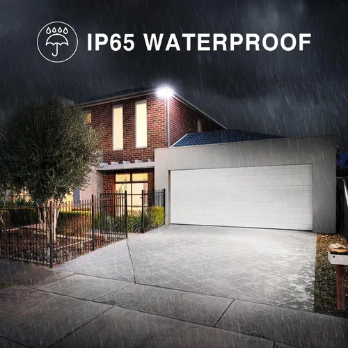 Vista 5 de Onforu Luces de inundación de 130 W para exteriores, luz LED de brillo de 13000 lm en el exterior, reflector exterior LED impermeable IP65 con 3