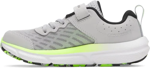 Vista 26 de Under Armour Tenis para correr Assert 10 con cierre alternativo para niños (001) Negro/Blanco/Blanco