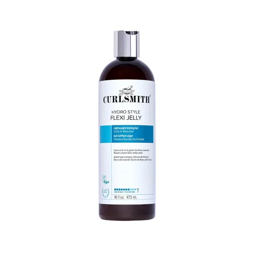 Vista 10 de CURLSMITH - Hydro Style Flexi-Jelly - Gel definidor vegano para cabello ondulado, rizado o enrollado