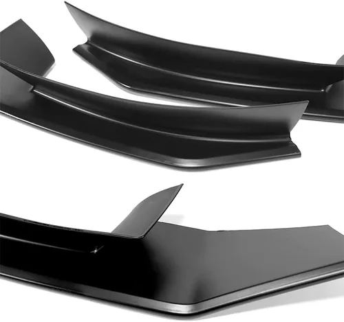 Vista 5 de Kit de 3 labio de parachoques delantero compatible con Mazda RX8 RX-8 2004-2008, alerón de protección divisor estilo MS, difusor de aire y barbilla