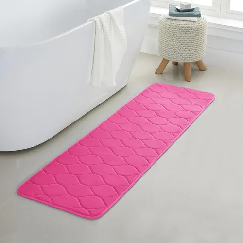 Vista 46 de Yafa Home Fashion 1 alfombra de baño de 17 x 24 pulgadas, espuma viscoelástica, absorbente de agua y antideslizante, color negro