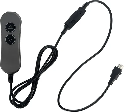 Vista 3 de Sillas elevadoras reclinables eléctricas 2 botones 5 clavijas controlador de teléfono remoto control de mano con USB y retroiluminación