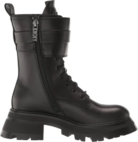 Vista 6 de DKNY Botas de combate con suela con cordones para mujer