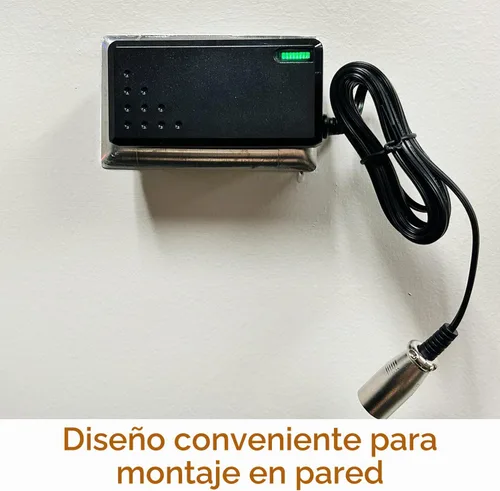Vista 4 de AlveyTech Cargador de batería SLA de 36 voltios y 1.0 amperios con conector XLR para Razor Rambler 16, EcoSmart Metro HD, EcoSmart SUP y C25/C35