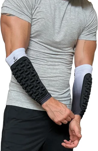 Vista 8 de Protectores de brazo acolchados para antebrazos con almohadillas finas