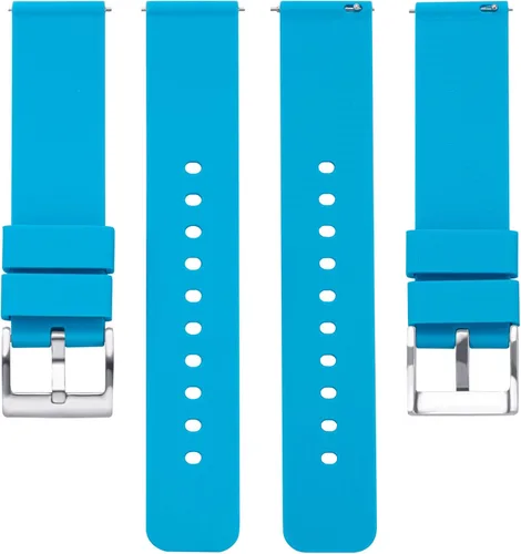 Vista 2 de Carty Silicone Watch Bands 18mm 20mm 22mm Quick Release Rubber Watch Band Replacements Soft Silicone Watch Straps