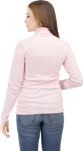 Vista 3 de NY Threads Camisa de manga larga con cuello alto para mujer, ajustada, térmica, capa base