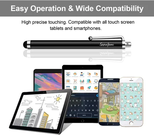 Vista 6 de Paquete de 10 lápices capacitivos de alta precisión para iPad, iPhone, tabletas, Samsung Galaxy y todos los dispositivos de pantalla táctil