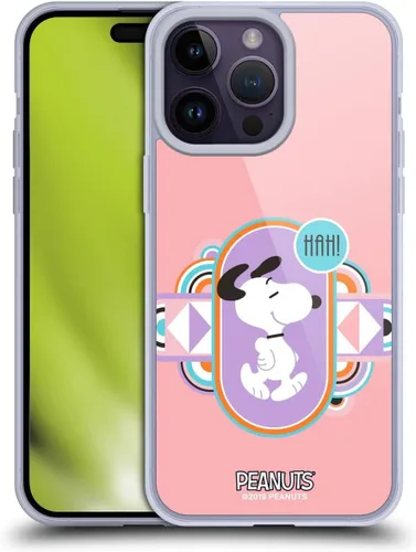 Vista 123 de Head Case Designs Snoopy Deco Dreams - Funda de gel suave con licencia oficial de Peanuts Blue Pattern compatible con Apple iPhone 7 Plus/iPhone 8
