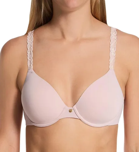 Vista 21 de Natori - Sujetador de encaje para mujer con inmersión, diseño de plumas Cafe