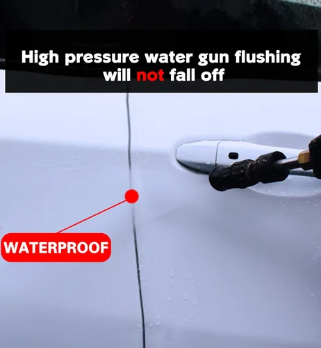 Vista 6 de ToLanbbt Protector Invisible para Borde de Puerta de Automóvil, Protectores de Umbral de Puerta Automotriz Anti-Rayones, Cinta Adhesiva Impermeable