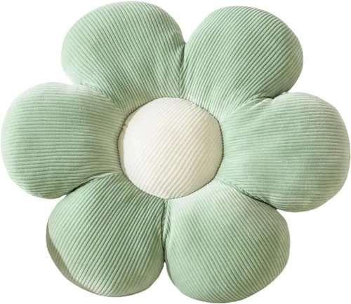Vista 11 de Almohada de flores, almohadas azules, lindas margaritas, cojín decorativo para el hogar, para cama, sofá, sofá