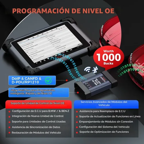 Vista 4 de Autel Scanner MaxiSys Elite 2 PRO MV105S: J2534 Programación como Ultra MS909