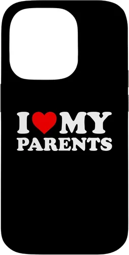 Vista 17 de I Love My Parents - Red Heart Case for iPhone 16