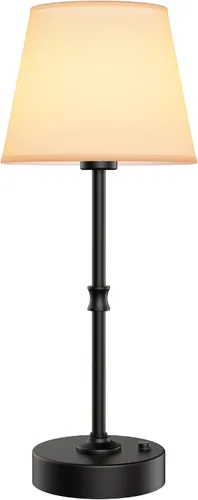 Vista 11 de EppieBasic Lámpara de mesa inalámbrica recargable: carga rápida y larga duración, luz cálida de 2700 K, pequeñas lámparas doradas vintage, comedor