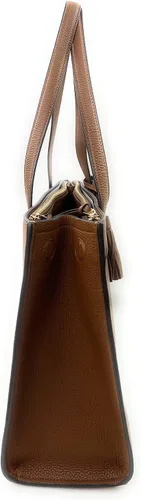 Vista 4 de Tory Burch Thea - Bolso de cuero con guijarros (alce), Moose