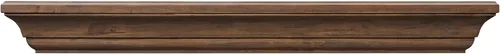 Vista 11 de MANTELSDIRECT Estante flotante de madera para chimenea de 60 pulgadas en color negro - Colton de Mantels Direct Estante de pared rústico de madera