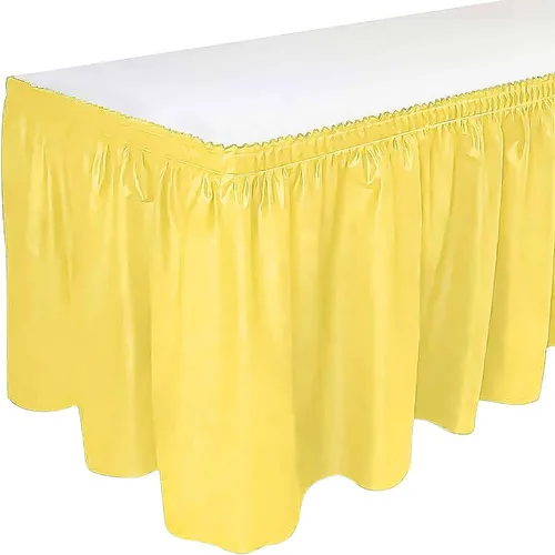 Vista 10 de Mantel de plástico negro rectangular de 29 pulgadas x 14 pulgadas para fiesta