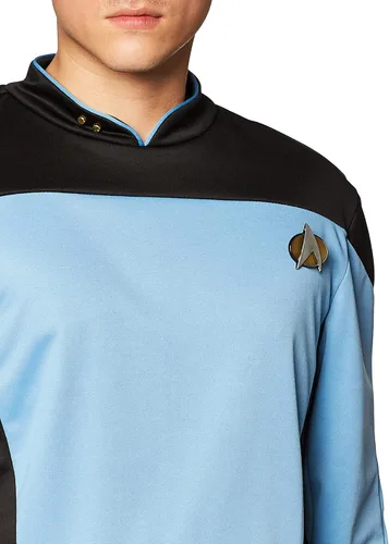 Vista 2 de Rubie's Star Trek The Next Generation Deluxe Science Officer Adult Costume Shirt