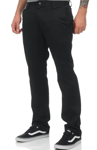 Vista 5 de Volcom Frickin - Pantalón chino elástico moderno para hombre, pantalones de sarga elásticos para uso diario Negro