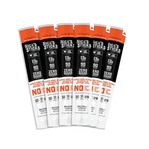 Vista 10 de Nick's Sticks 100% de carne de res alimentada con hierba - sin gluten - aprobados para paleo, keto, whole30 - sin azúcar, soya, antibióticos u
