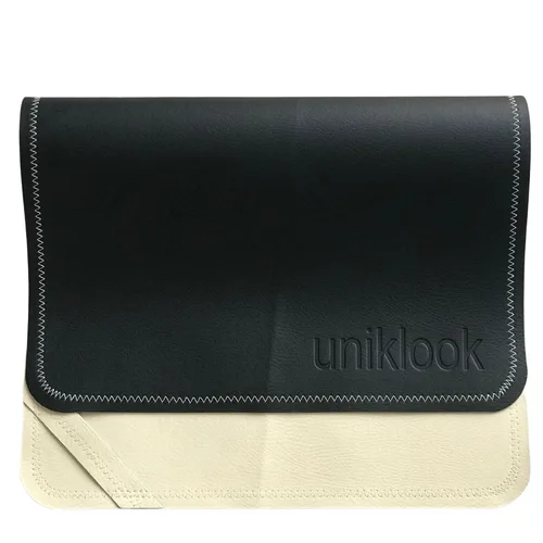 Vista 11 de UNIKLOOK Cambiador portátil de cuero - Cuero vegano - Cambiador de bebé de viaje - Estación de cambio de pañales portátil multiusos impermeable 14 x