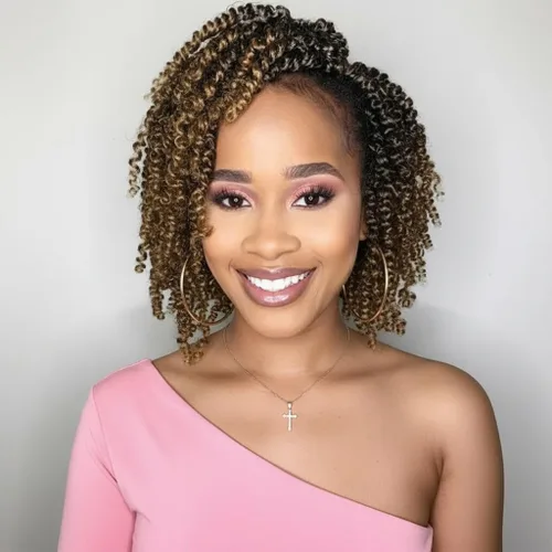 Vista 36 de Fulcrum Pelo de ganchillo Passion Twist de 8 pulgadas, 9 paquetes de cabello pretrenzado y prerrizado para mujeres negras (8 pulgadas