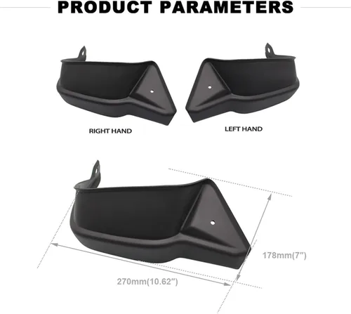 Vista 2 de Paramanos para Kawasaki para Versys X 300 X300 motocicleta resistente al viento, protector de manillar protector de manillar 2017-2022 2021 2020 2019
