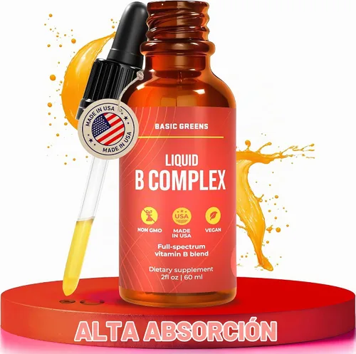 Vista 8 de B Complex - Gotas líquidas veganas - B1, B2, B3, B5, B6, B7, B9, B12 - 2 onzas líquidas