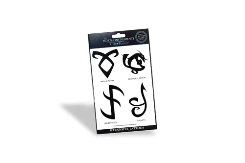 Vista 3 de Ciudad de huesos 8 Tatuajes de transferencia – El Mortal Instruments