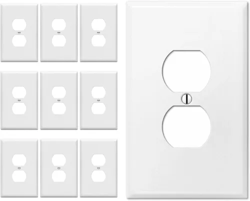 Vista 17 de Placa grande para interruptor de 1 banda, cubierta para caja eléctrica no utilizada, placa de pared en blanco de gran tamaño, placa de pared